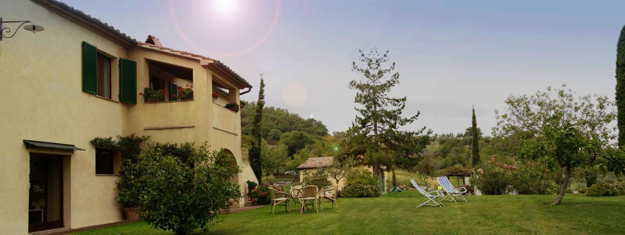 Vila Le Rogheta Campiglia dʼOrcia Exteriér fotografie