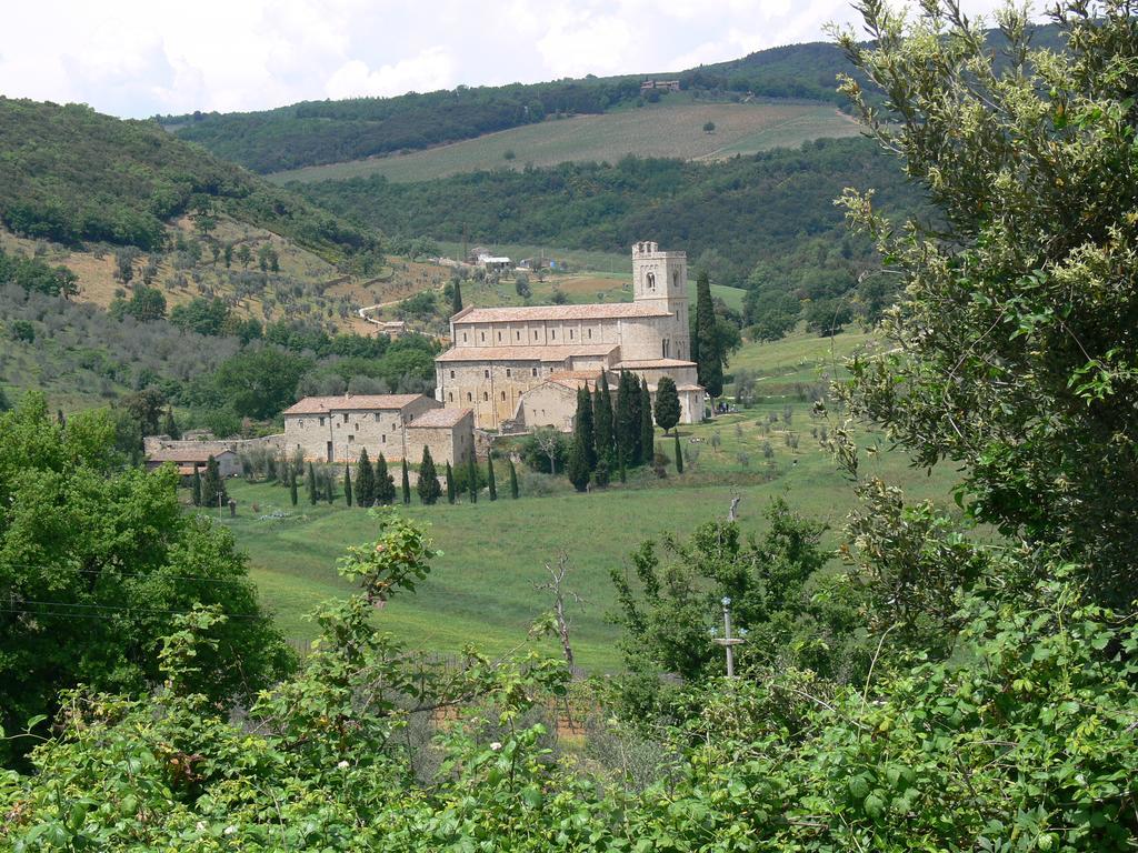 Vila Le Rogheta Campiglia dʼOrcia Exteriér fotografie